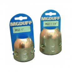 MG Duff Shaft Anode with Anti-Rattle Insert 1-1/2" Shaft