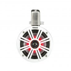 Kicker Marine 6.5" (165 mm) Tower Coaxial Speaker System with LED Grills - Charcoal or White