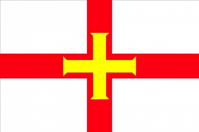 Meridian Zero Guernsey Courtesy Flag