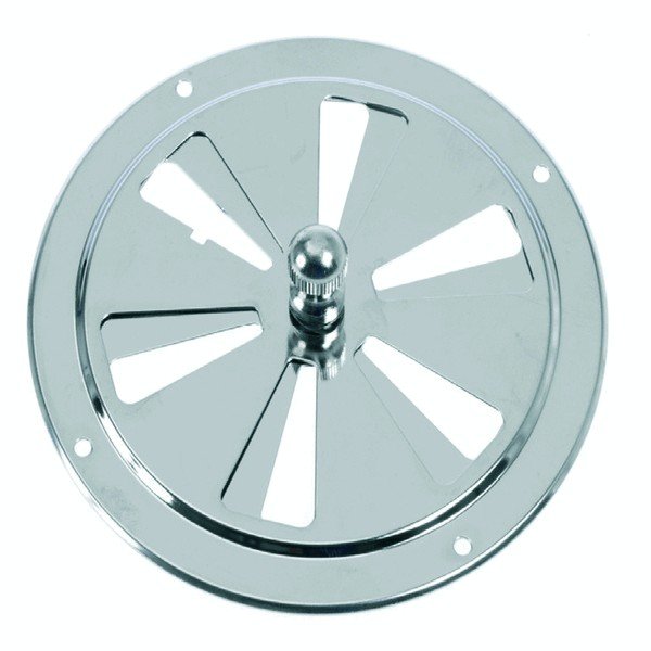 C.Quip Stainless Steel Round Butterfly Vent 127mm