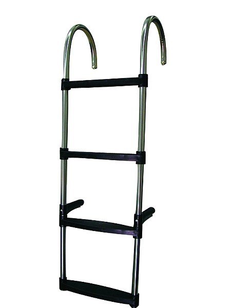 Lalizas 4 Step Stainless Steel Hook Over Ladder