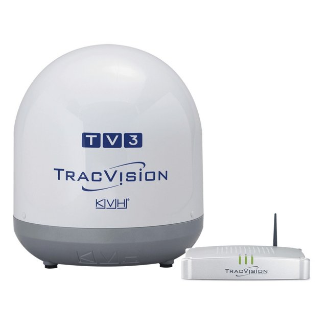 KVH KVH TV3 TracVision Marine Satellite TV System - Single LNB