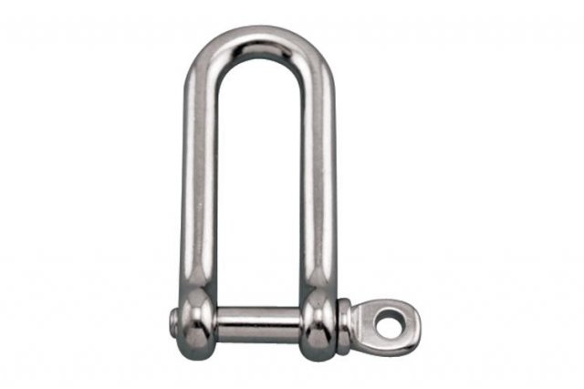 TCS Chandlery Stainless Steel Long D Shackle