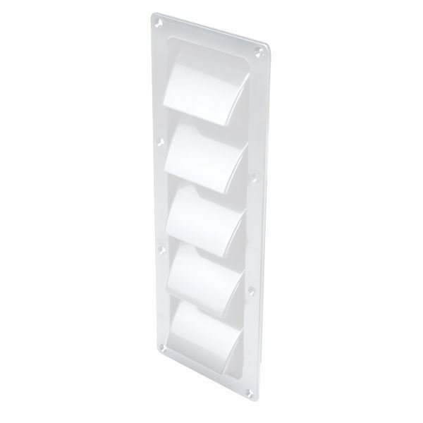 TCS Chandlery ABS 305mmx83mm White Slotted Vent