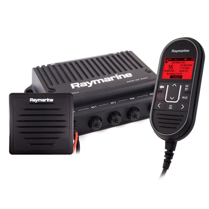 Raymarine Raymarine Ray90 VHF Black Box (inc wired handset, passive speaker and cable)
