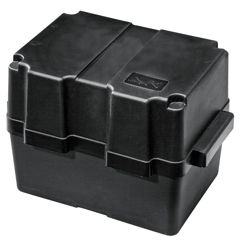 Nuova Rade Marine Battery Box Black upto 80A/h 340x230x250mm