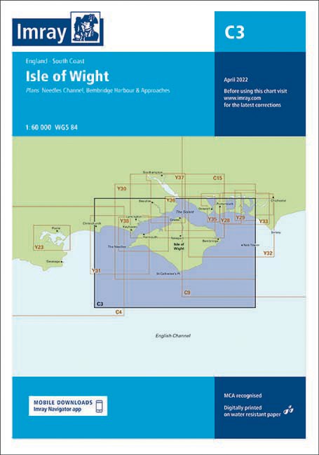 Imray Imray C3 Isle of Wight Chart