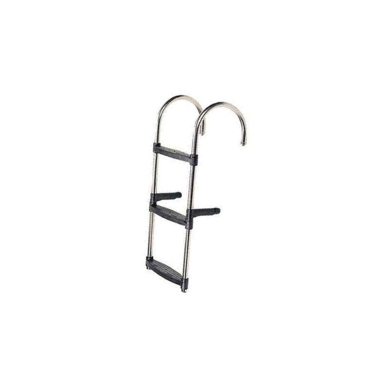 Lalizas 3 Step Stainless Steel Hook Over Ladder
