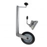 Jockey Wheel 48mm Shaft, Clamp and Solid Tyre