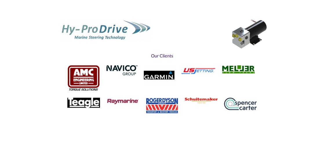 Hy-Pro Drive Autopilot Hydraulic Steering Components