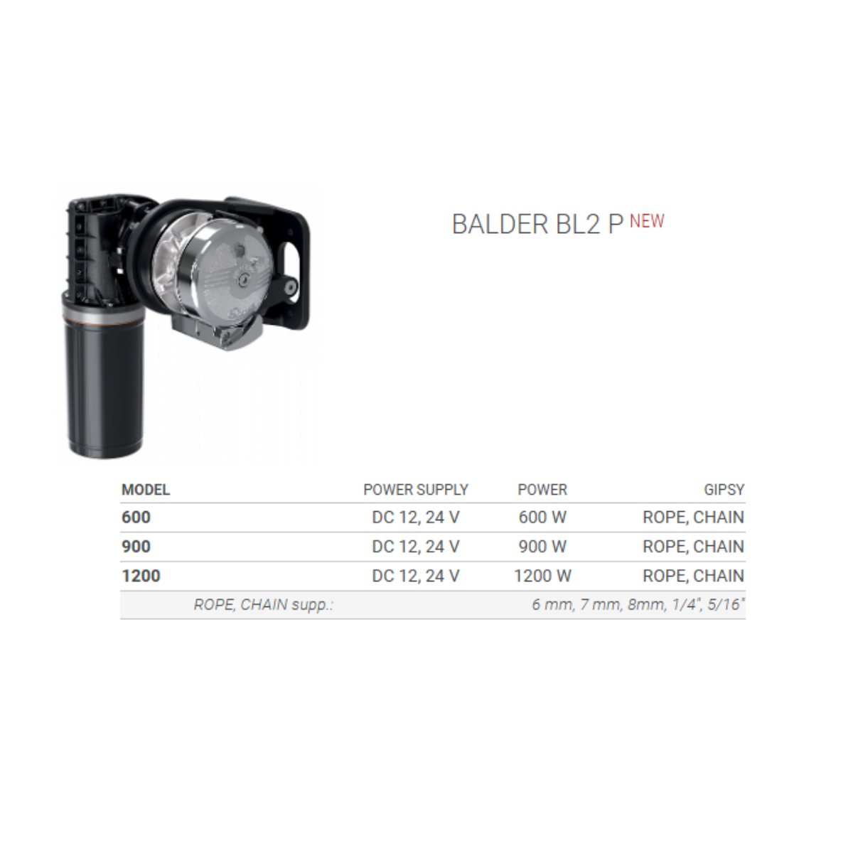 BALDER BL2 WINDLASS