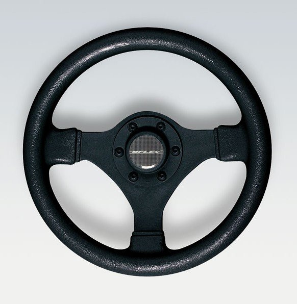 Ultraflex V45 280mm Black Soft Grip Steering Wheel Compact diameter