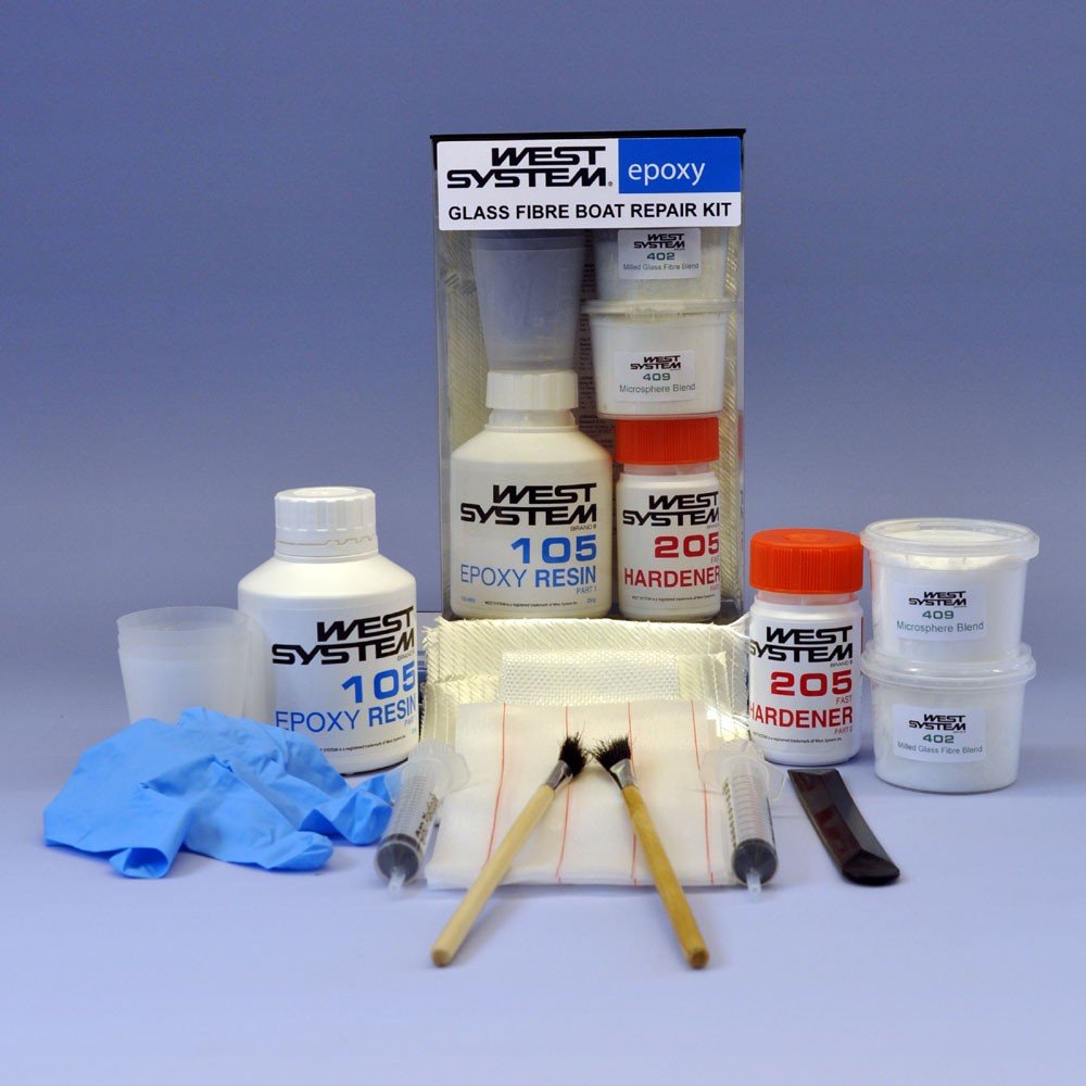 West System Epoxy 105-K Fiberglass Boat Repair Kit - 12763 1194