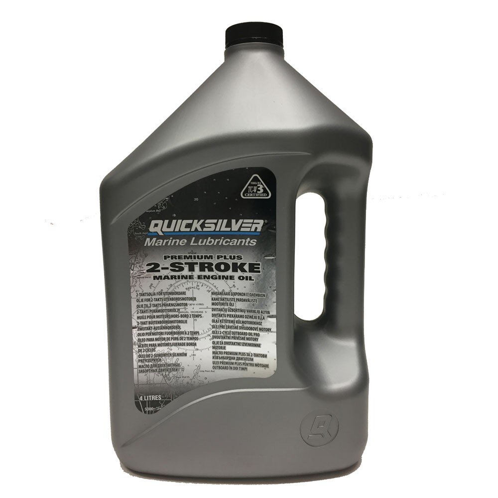 Quicksilver Premium Plus 2 Stroke Outboard Engine Oil 4Ltr TCS