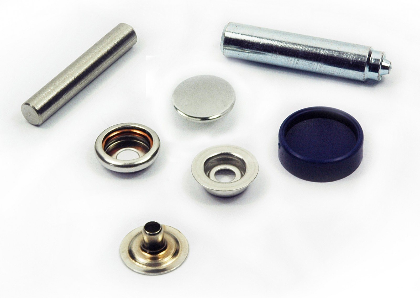 Aquafax Stainless Steel Canopy Press Stud Kit Fabric/Fabric TCS Chandlery