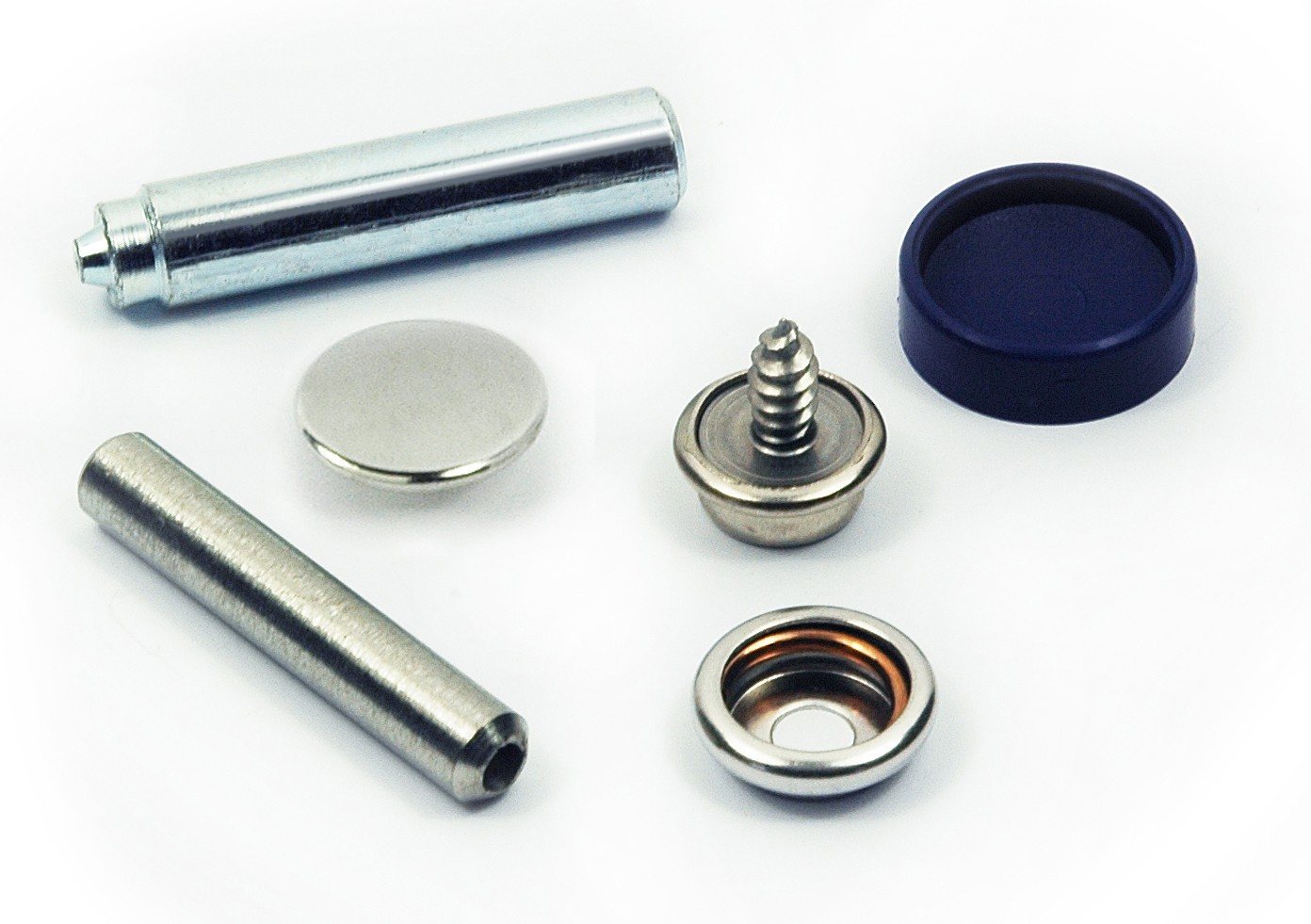 Aquafax Stainless Steel Canopy Press Stud Kit FabricWood/GRP TCS