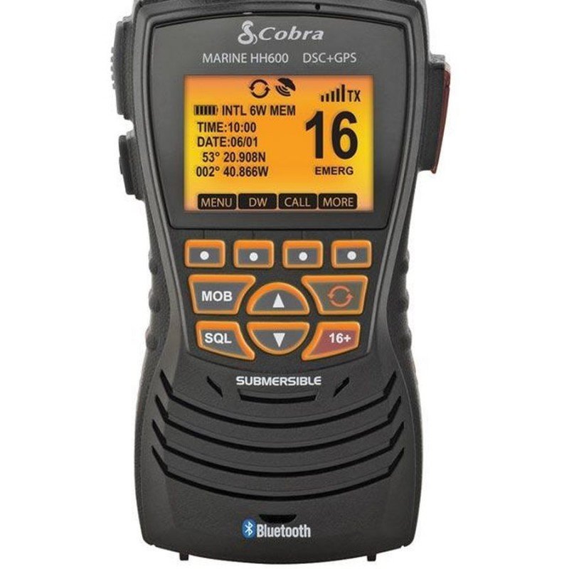 Cobra Electronics Cobra HHMR600 DSC Handheld VHF Radio with GPS