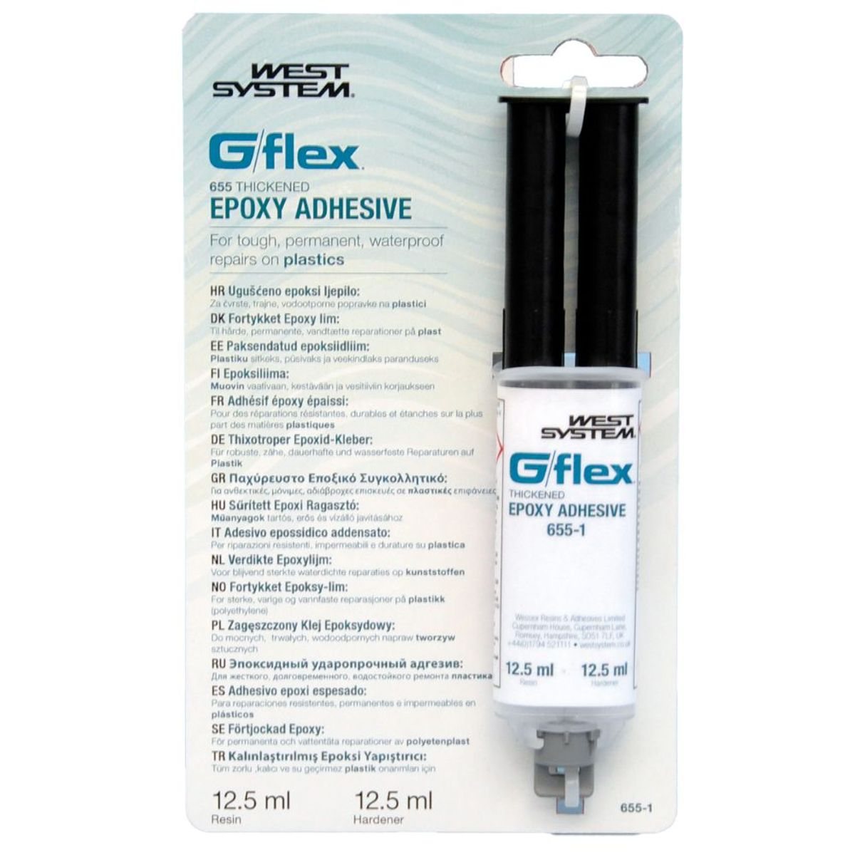 West System G Flex Adhesive Syringe TCS Chandlery