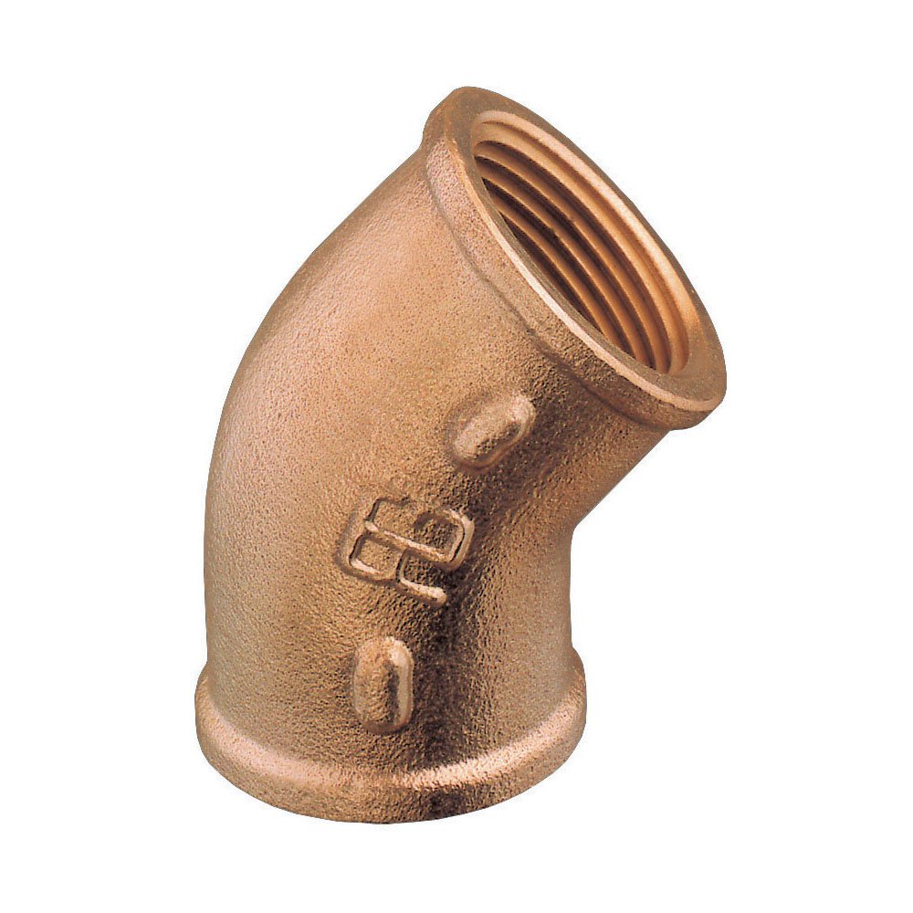 Guidi Bronze 45 deg. Elbow FF 1 in TCS Chandlery