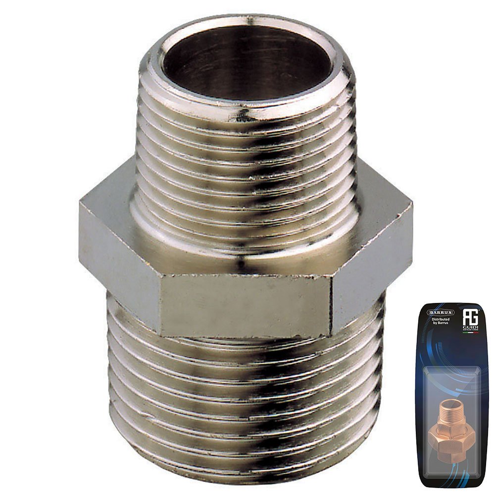 Guidi Brass 90° Hose Connector M 1/2 in - Retail Pack main image 1