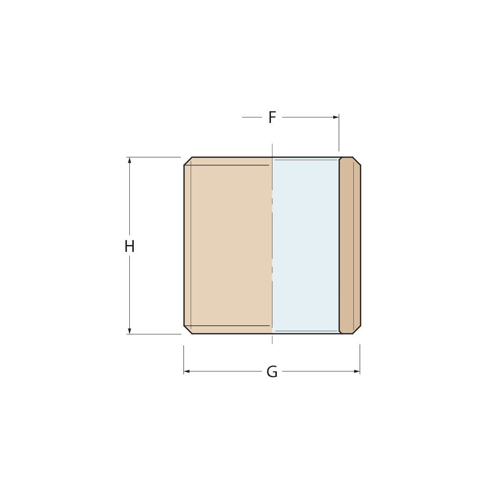 Guidi Brass 90° Hose Connector M 1/2 in - Retail Pack