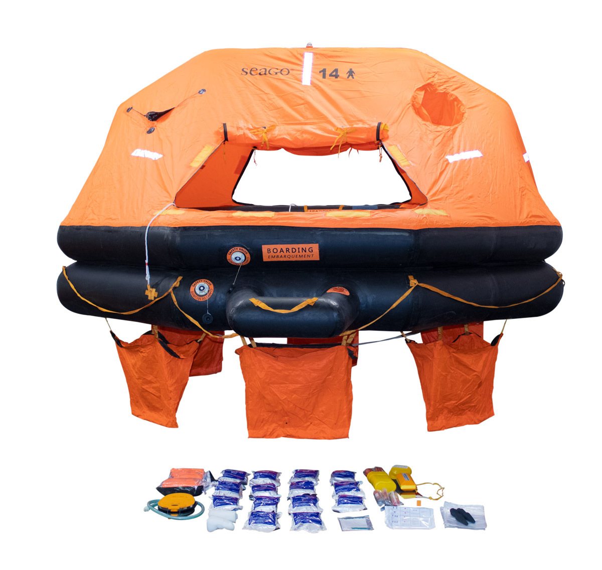 Seago Sea Master Plus ISO 9650-1 TYPE 1 Liferaft - TCS Chandlery