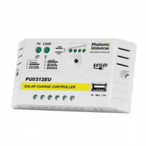 Photonic Universe 5A solar charge controller / regulator for 12V ...
