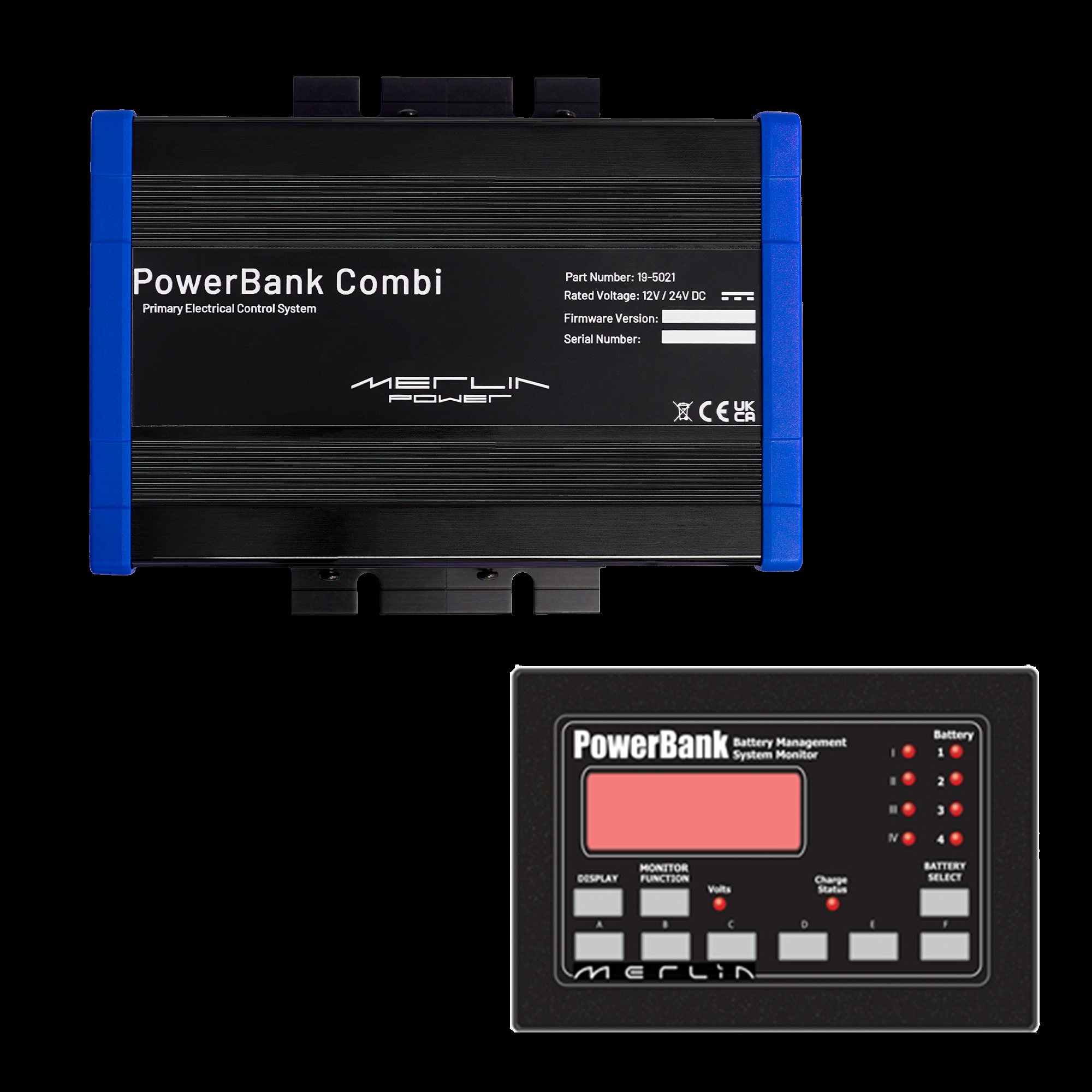 Merlin Power Systems Merlin Power PowerBank COMBI Kit 12/24V LED Panel - TCS Chandlery