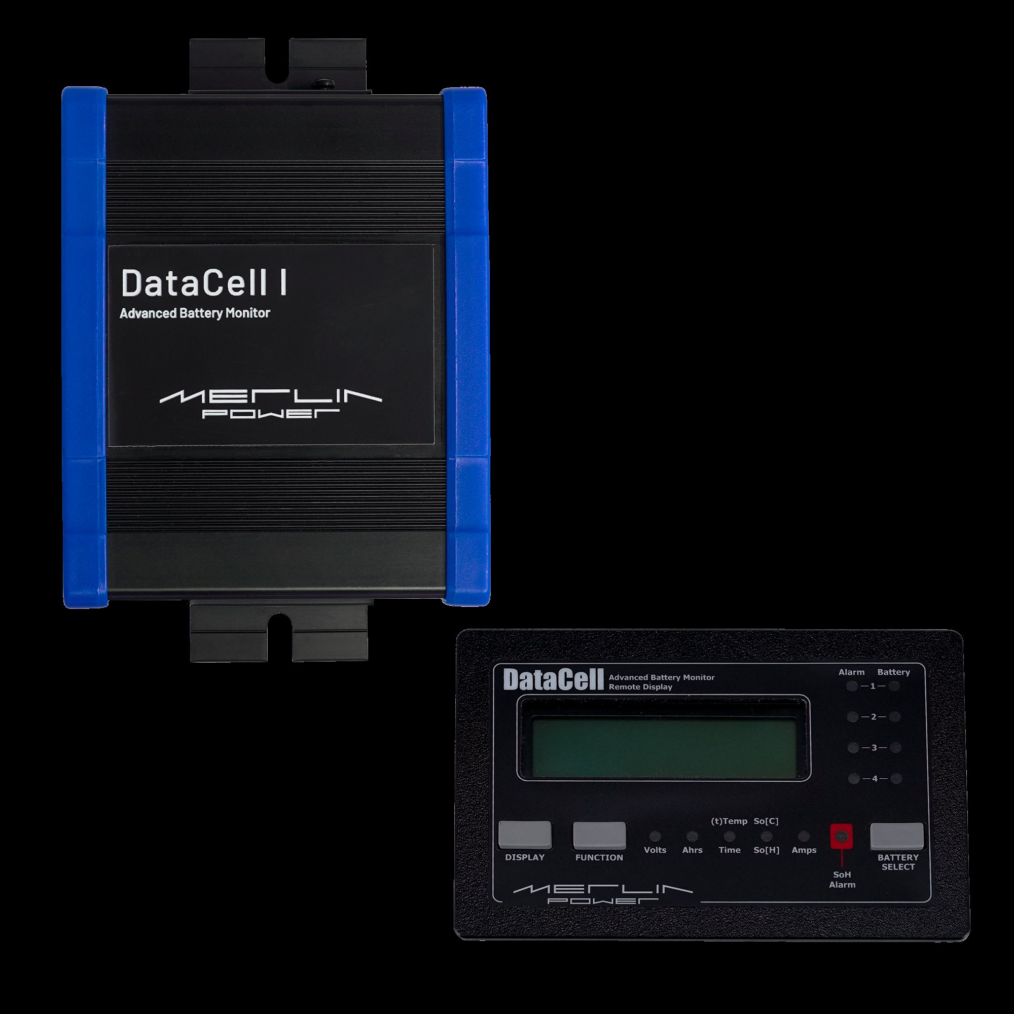 Merlin Power DataCell 1 + LCD Panel - 12/24V Two Battery Bank - TCS ...