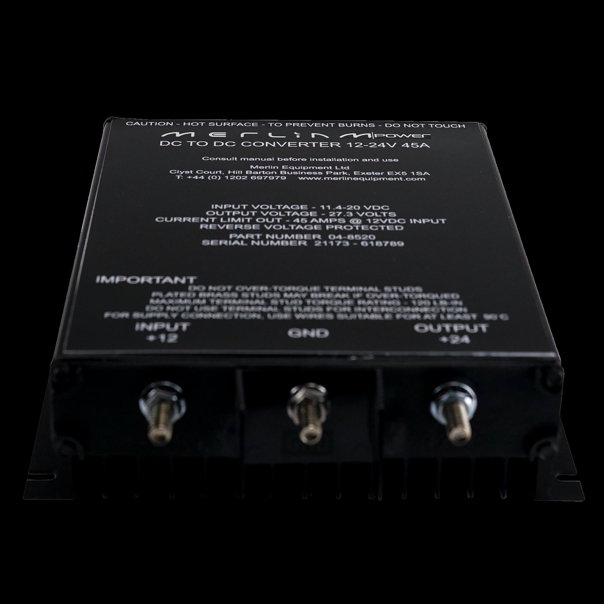 Merlin Power Systems Merlin Power DC to DC Converter 45amps (12 to 24v) - TCS Chandlery