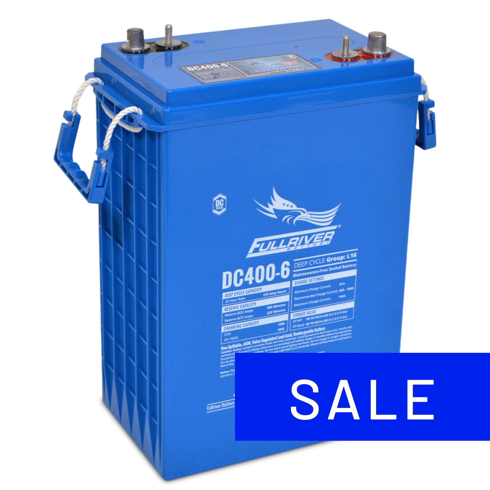 Fullriver Dc Fullriver Battery DC Series Battery 6V 400Ah (DC400-6) - TCS Chandlery