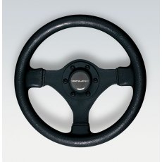 Ultraflex V45 280mm Black Soft Grip Steering Wheel - Compact diameter