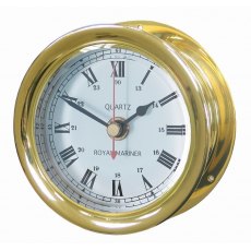 Meridian Zero Capstan Brass Clock