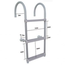 Waveline 3 Step Aluminium Boarding Ladder