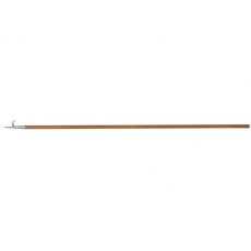 Lahnakoski Pine Wooden Boat Hook with Chrome Plated Head 180cm