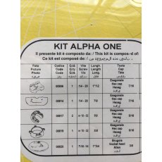 Tecnoseal MerCruiser Alpha One Drive Gen 2 Aluminium Anode Kit