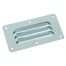 Stainless Steel Louvered Vent 128x66mm