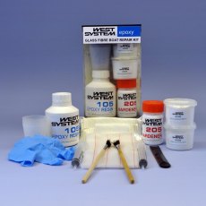 West System Epoxy 105-K Fiberglass Boat Repair Kit