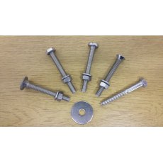 A4 Hex Head Set Bolt c/w Washer & Nut