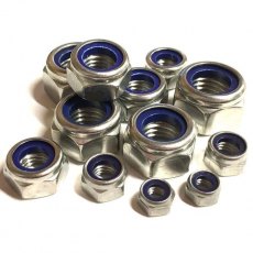 A4 Marine Grade Stainless Steel Nyloc Nuts