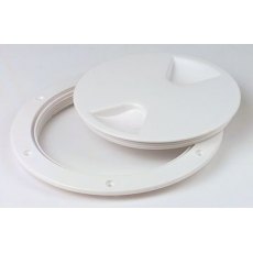 Plastic Inspection Hatch  White 170mm Overall