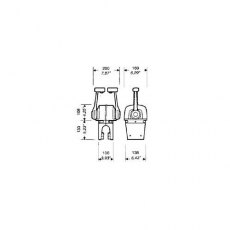 Ultraflex B78 Twin Lever Top Mount With Trim Switch