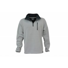 Maindeck Light Grey Knitted Fleece - Small Only