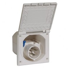 Shore Power Flush Mount Inlet 16amp