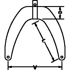 Bow Fenders 38 x 13 x 56cm Slimline