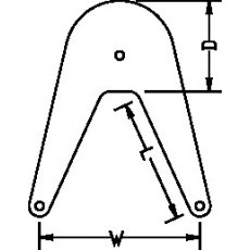 Bow Fenders 15 x 13 x 28cm Bulbous