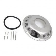 ECS replacement vent - AAA Mushroom Air Vent (228mm OD / Stainless Steel with Clear Centre)