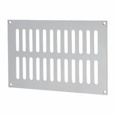 ECS 4099 Plain Slotted Vent 220 x 150 mm Polished Chrome
