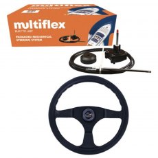 18ft Multiflex SC-16 Steering Kit up to 150hp inc. Steering Wheel