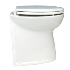 Jabsco Deluxe Flush 14' Vertical Back Electric Toilet - Sea Water Flush